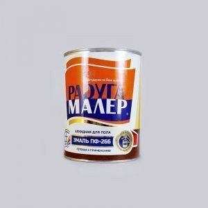 Эмаль_Радуга_ПФ_-266_красно-коричневая_0,9кг